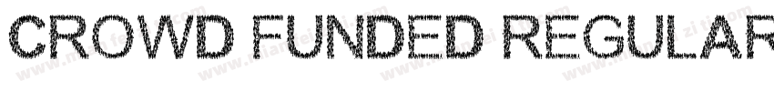 Crowd Funded Regular字体转换